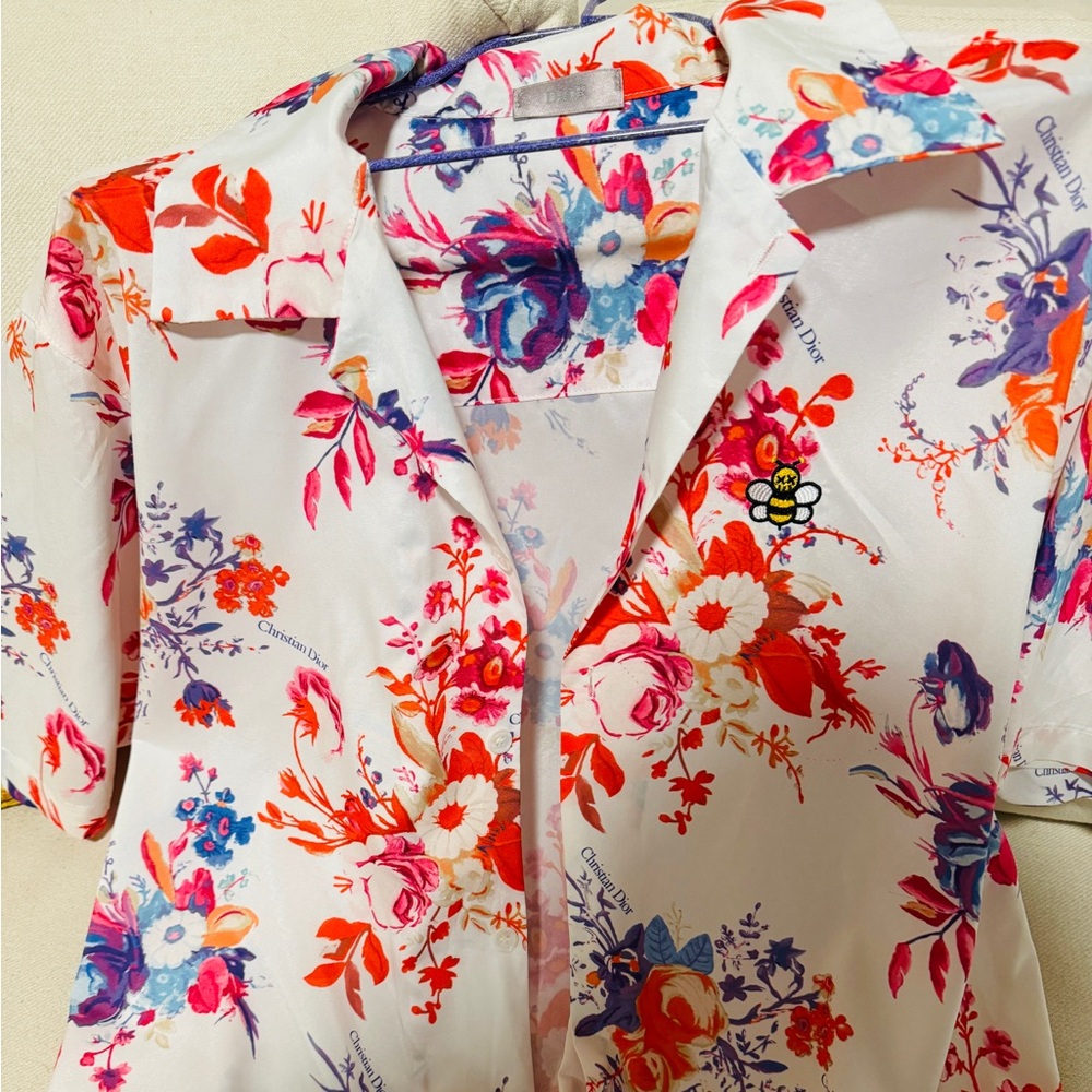Dior Floral Button Up